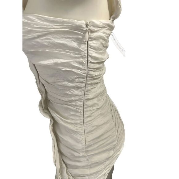 Nicole Miller Women's Ivory White Nicol Bodycon Mini Dress Size 12 NWT - Picture 4 of 8